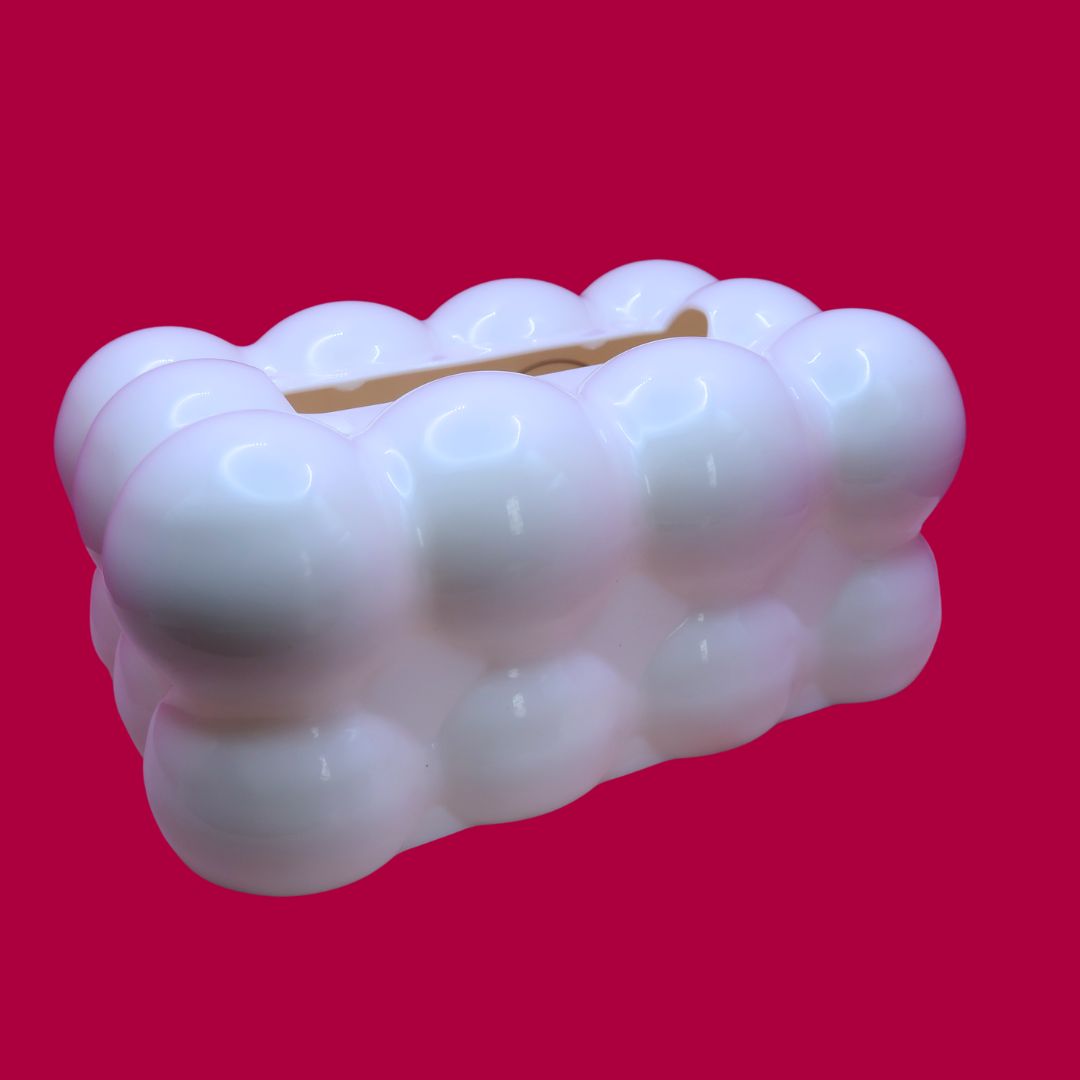 💖 Boîte à mouchoirs Bubble Pop – Édition Glossy