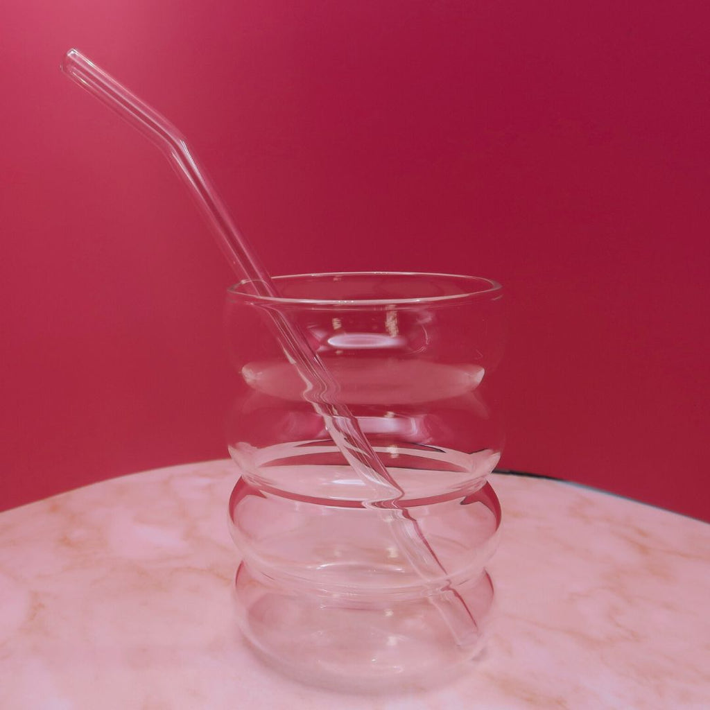 ☕ Verre Latte “Ripple” – Double Paroi & Design Ondulé