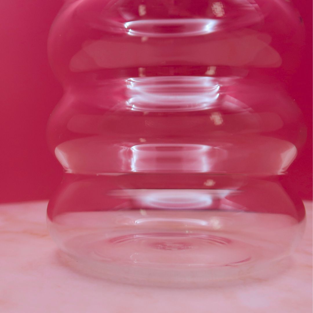 ☕ Verre Latte “Ripple” – Double Paroi & Design Ondulé