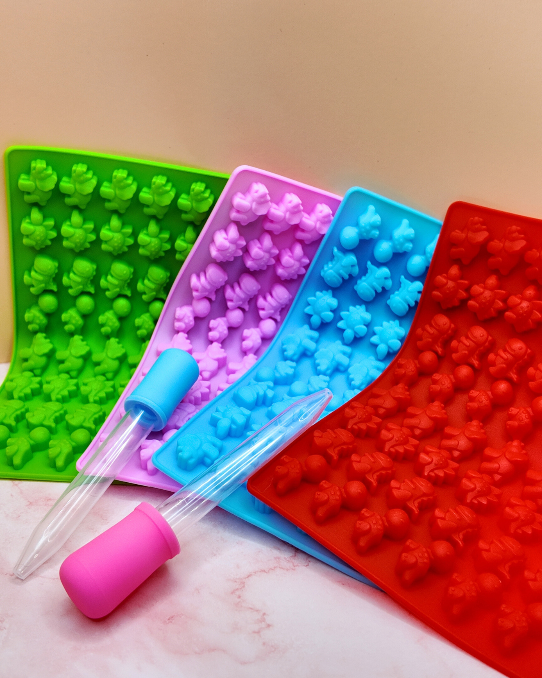 🦖 Dino Candy Kit – Moules DIY Bonbons & Chocolats