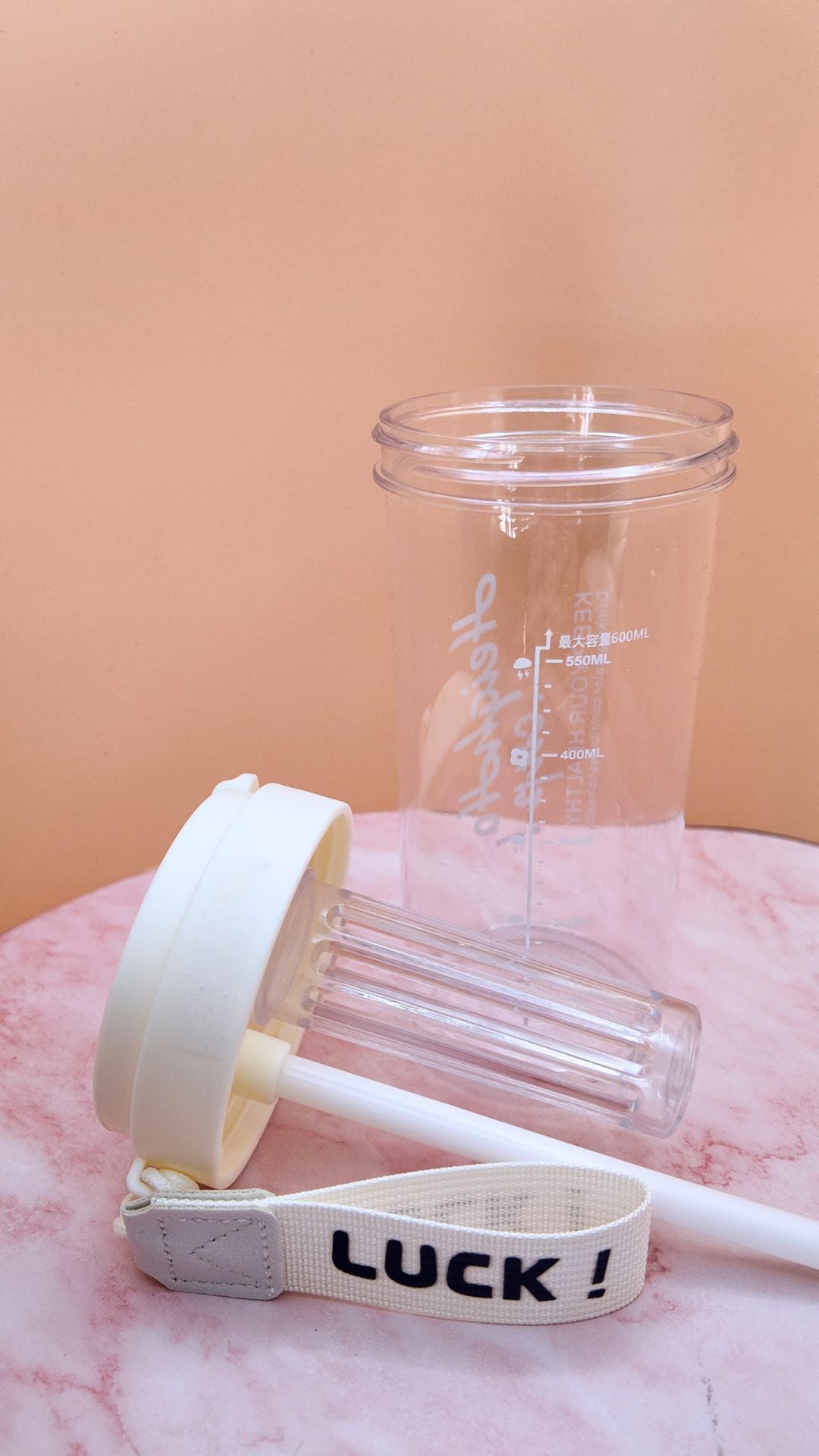 🥤 Gobelet « Aesthetic Cup » — Édition Crystal rose ou blanc