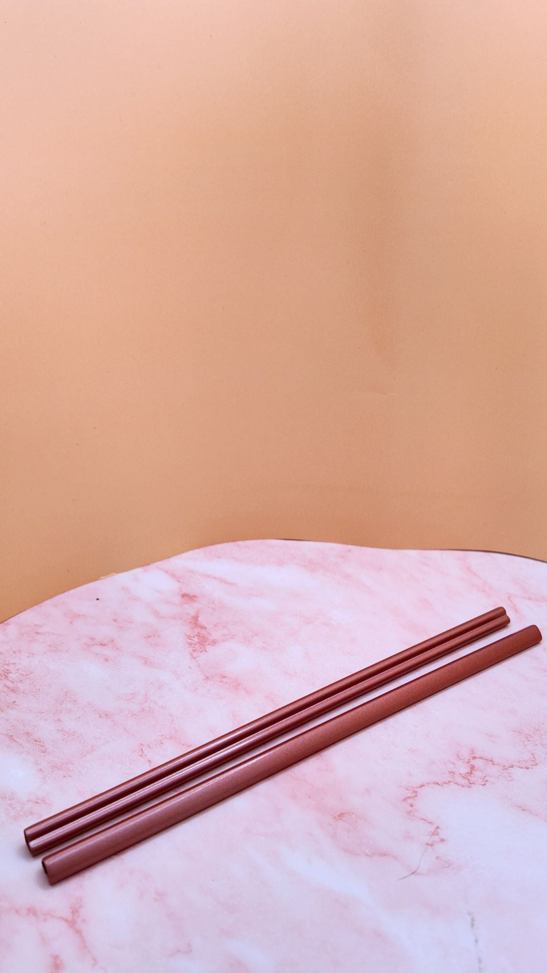 💗 Lot de 2 Pailles Cœur — Édition Pink Metal