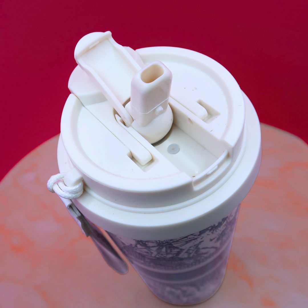 ☕ Mug Nomade "Blue Paris" – Gobelet Isotherme 400ml avec Sangle