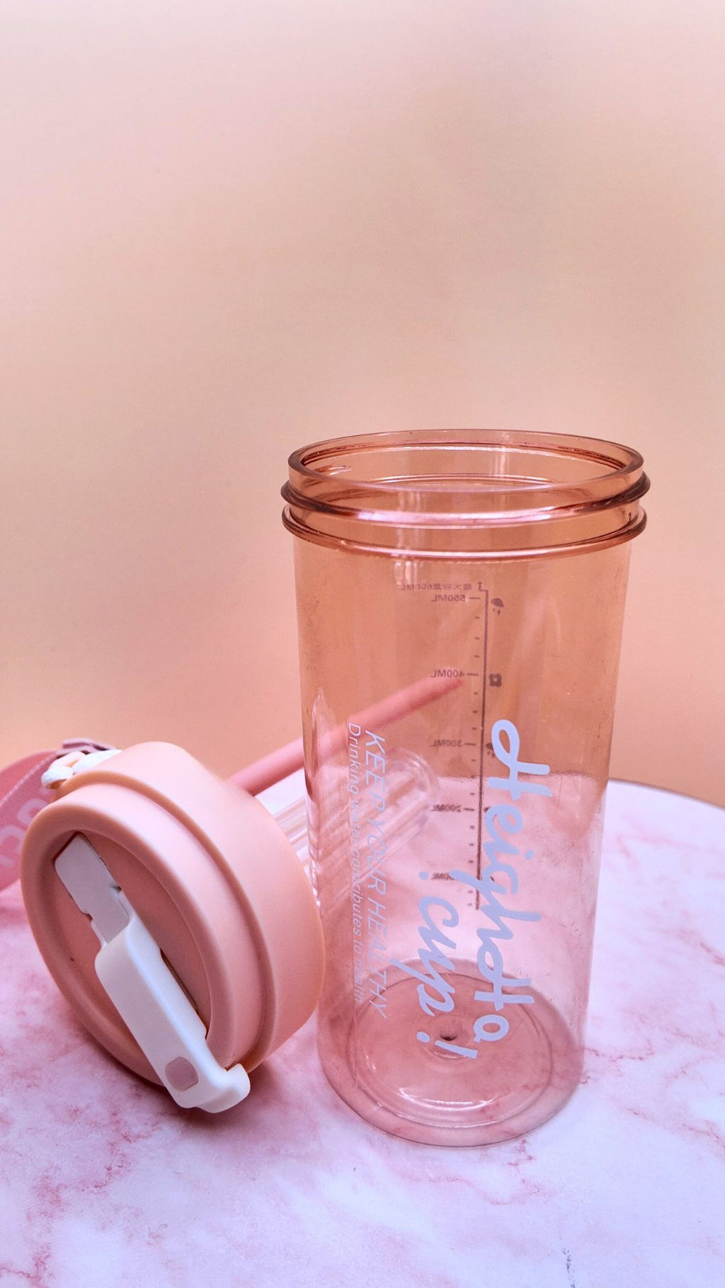 🥤 Gobelet « Aesthetic Cup » — Édition Crystal rose ou blanc