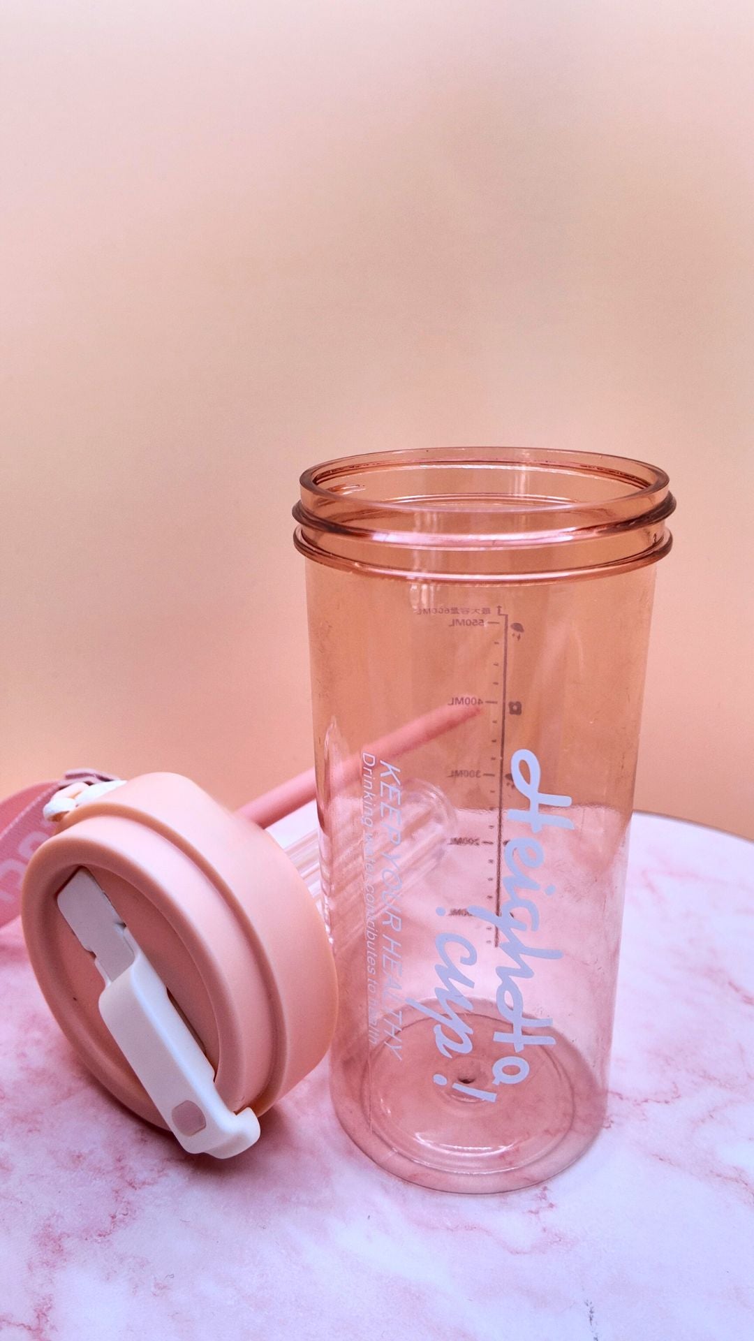 🥤 Gobelet « Aesthetic Cup » — Édition Crystal rose ou blanc