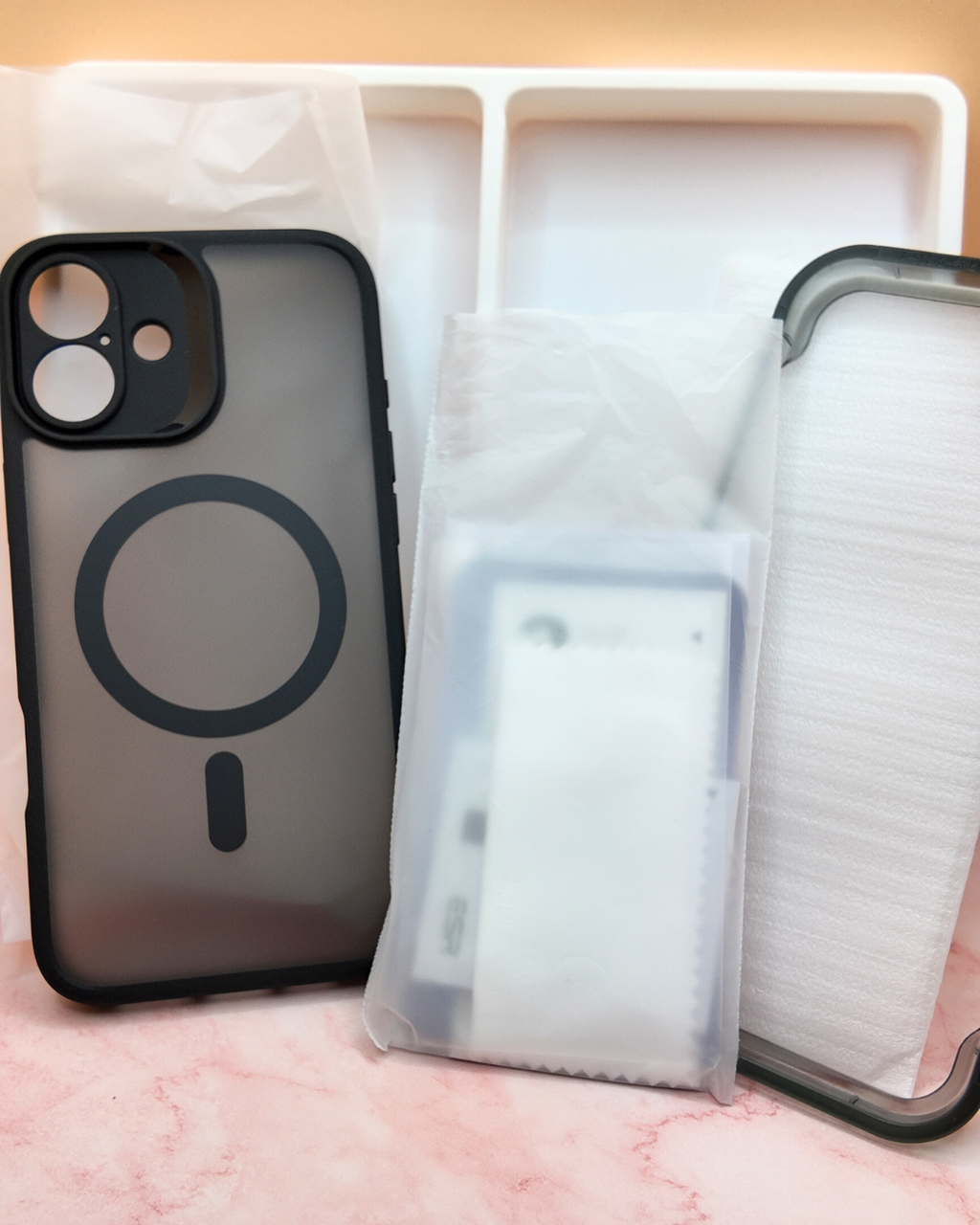 ✨ Coque iPhone MagSafe + Protection écran – Set complet ESR