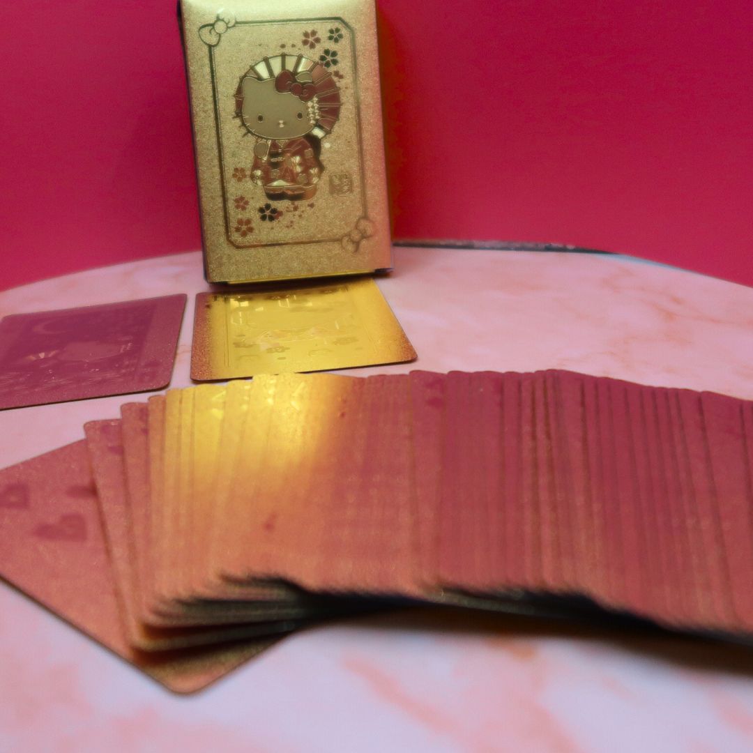 ✨ Cartes Gold Collector – Édition Hello Kitty & Rose Mystique