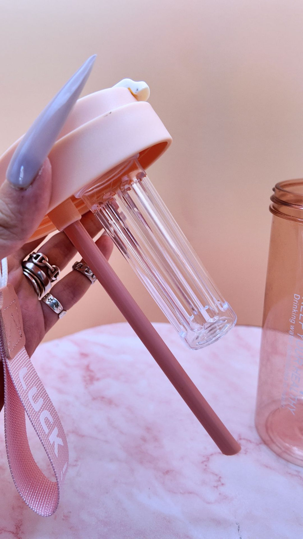 🥤 Gobelet « Aesthetic Cup » — Édition Crystal rose ou blanc