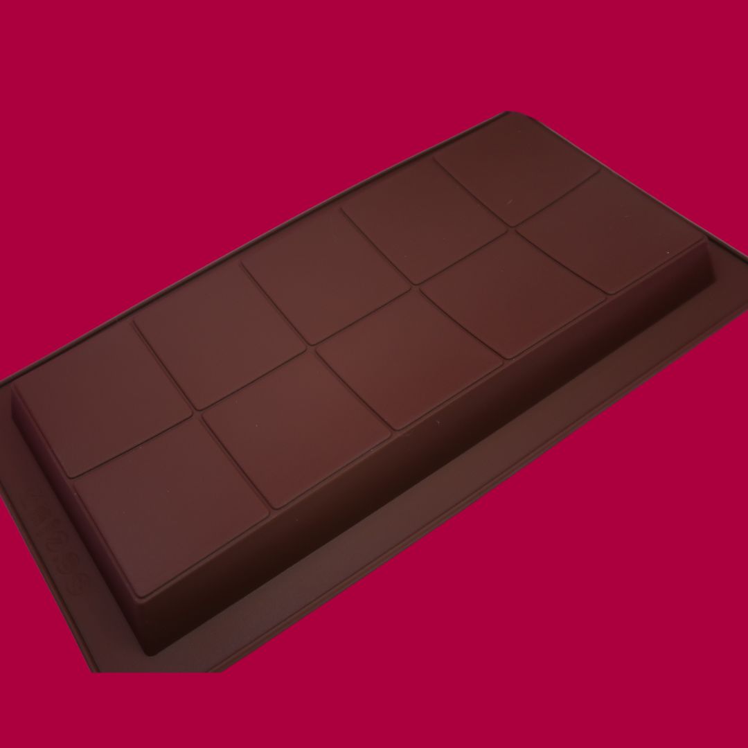 🍫 Moule tablette de chocolat – Silicone souple