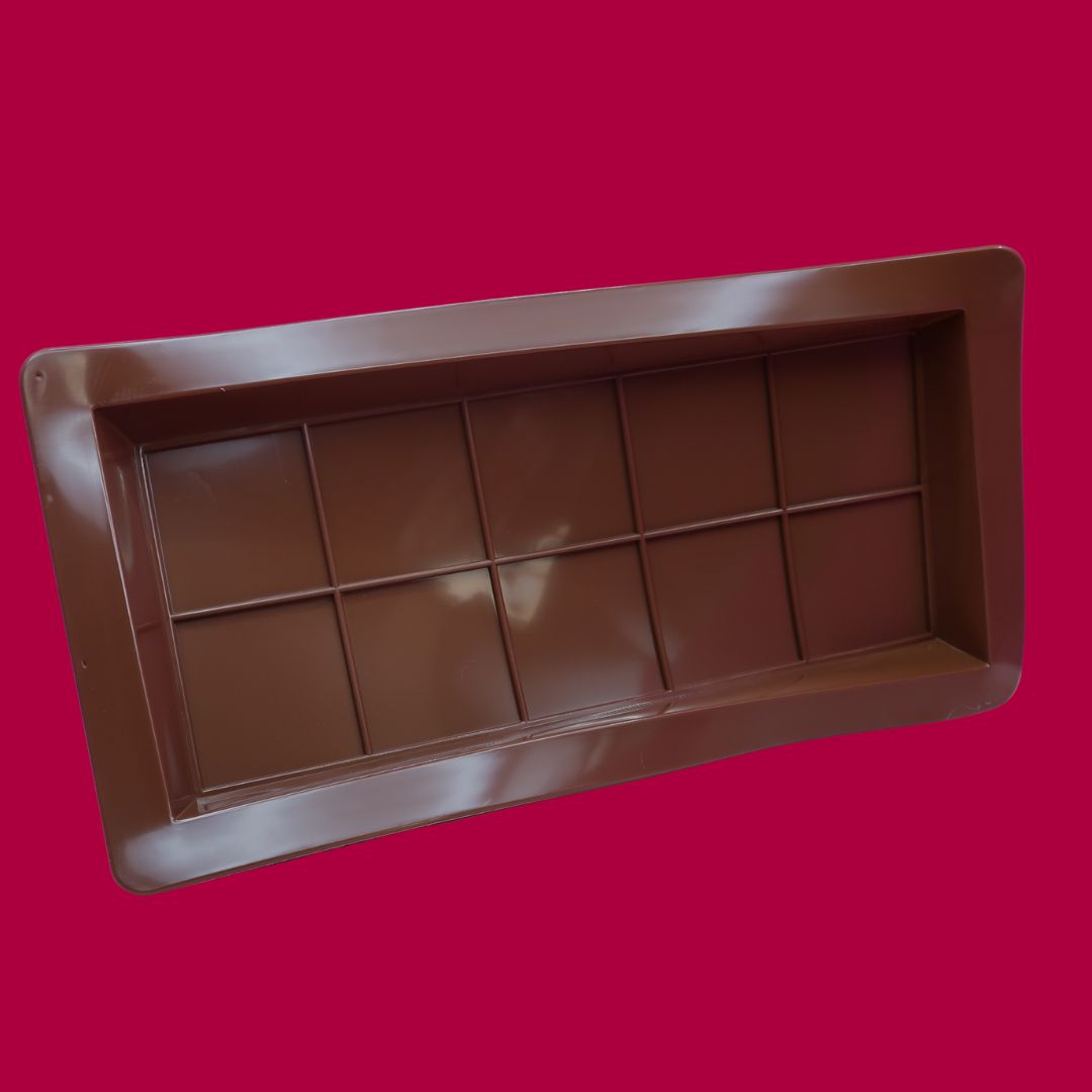 🍫 Moule tablette de chocolat – Silicone souple