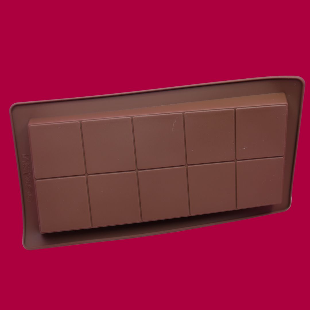 🍫 Moule tablette de chocolat – Silicone souple