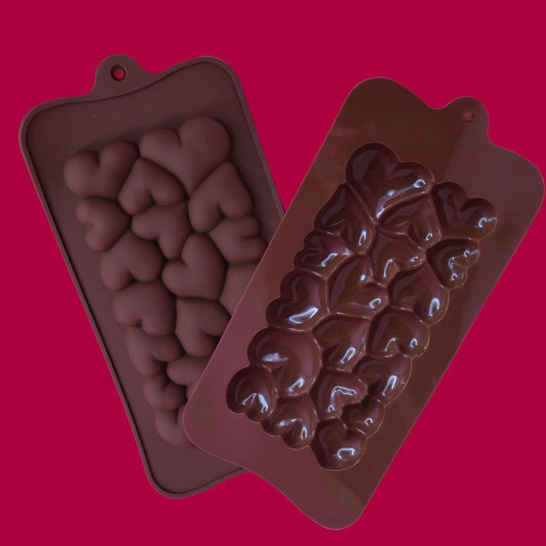 Moule tablette chocolat – Cœurs 💖