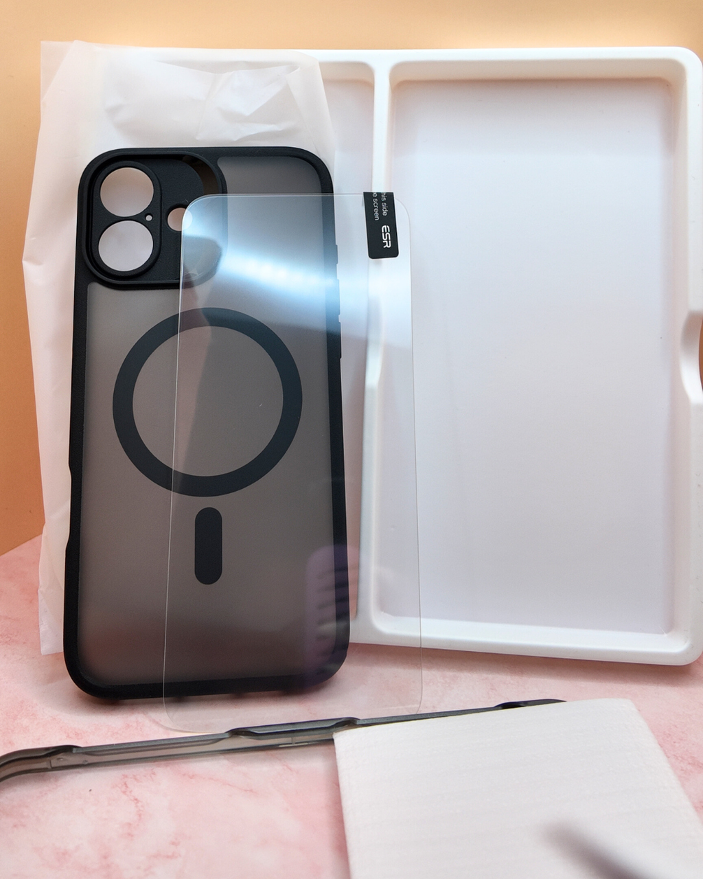 ✨ Coque iPhone MagSafe + Protection écran – Set complet ESR