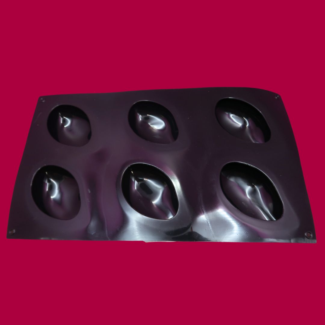 🥭 Moule Silicone 3D "Mangue Mystique" – 6 Cavités