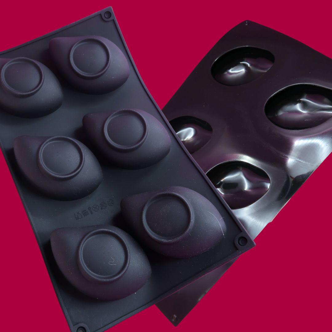 🥭 Moule Silicone 3D "Mangue Mystique" – 6 Cavités