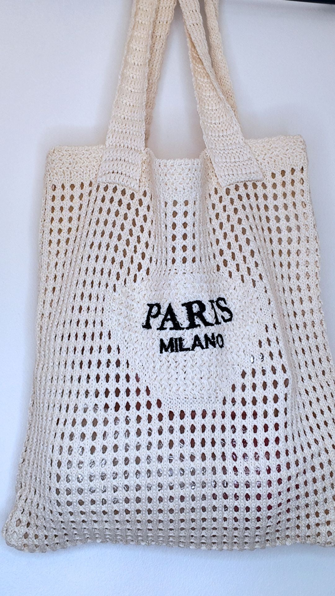 🧶 Sac en Crochet « Paris Milano » — Édition Summer Chic