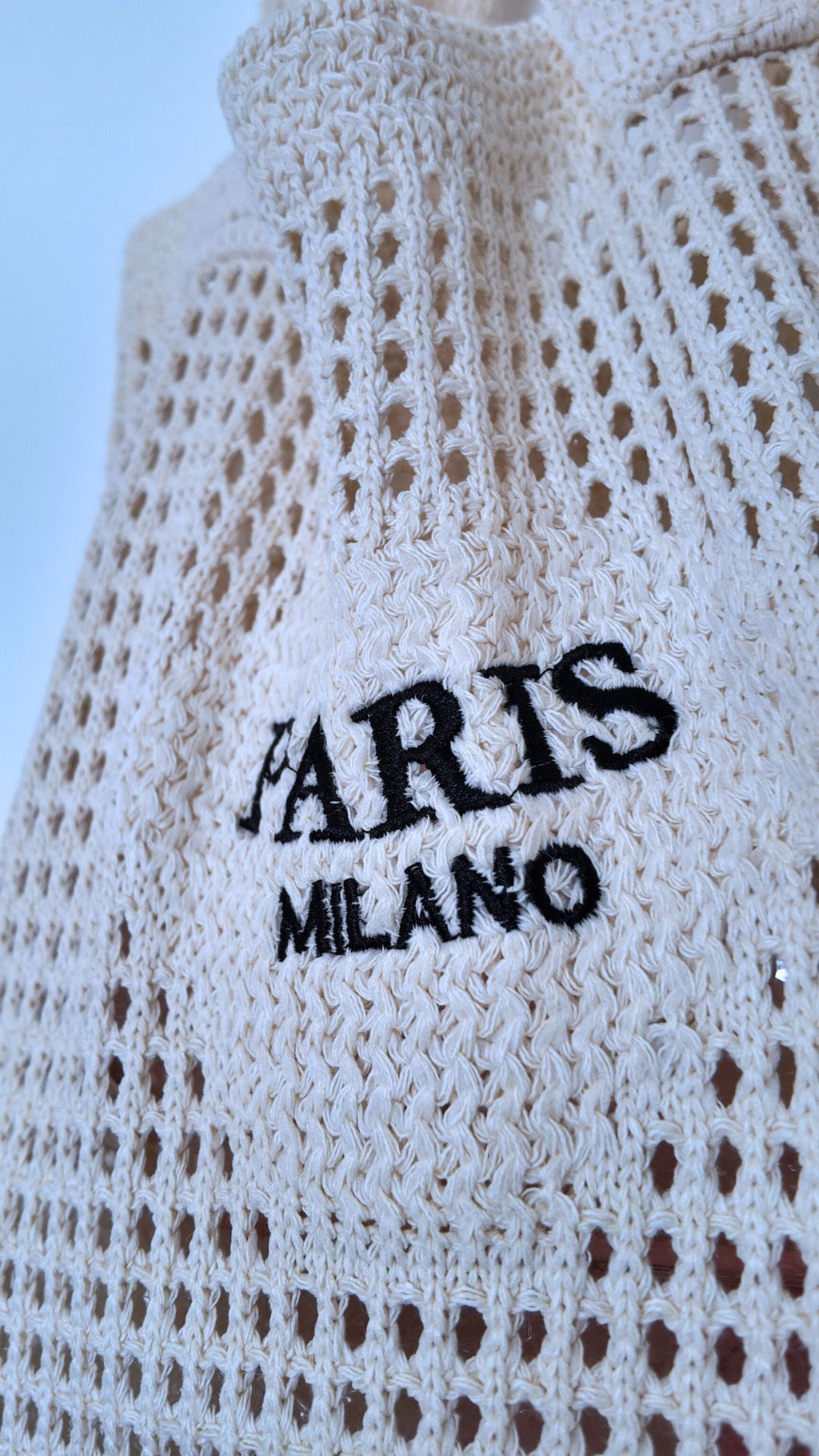 🧶 Sac en Crochet « Paris Milano » — Édition Summer Chic