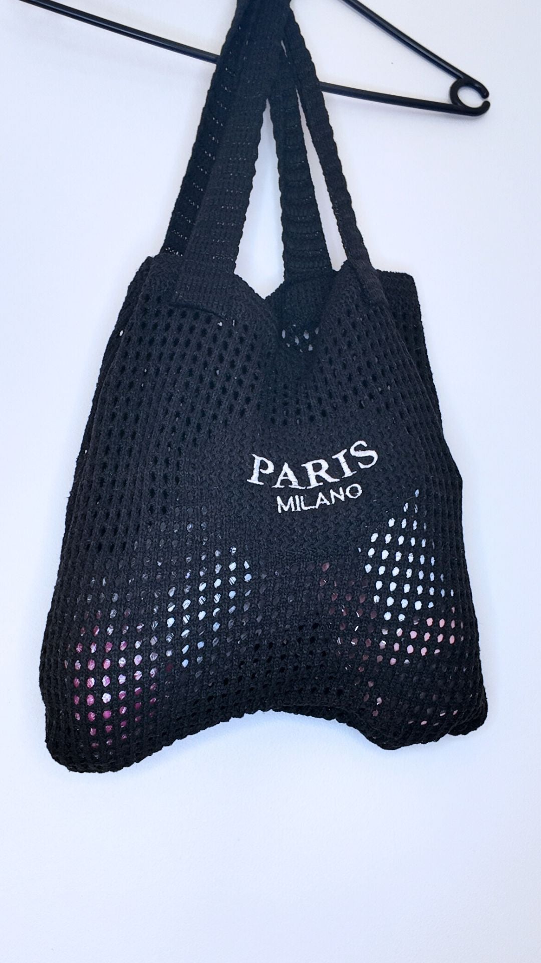 🧶 Sac en Crochet « Paris Milano » — Édition Summer Chic