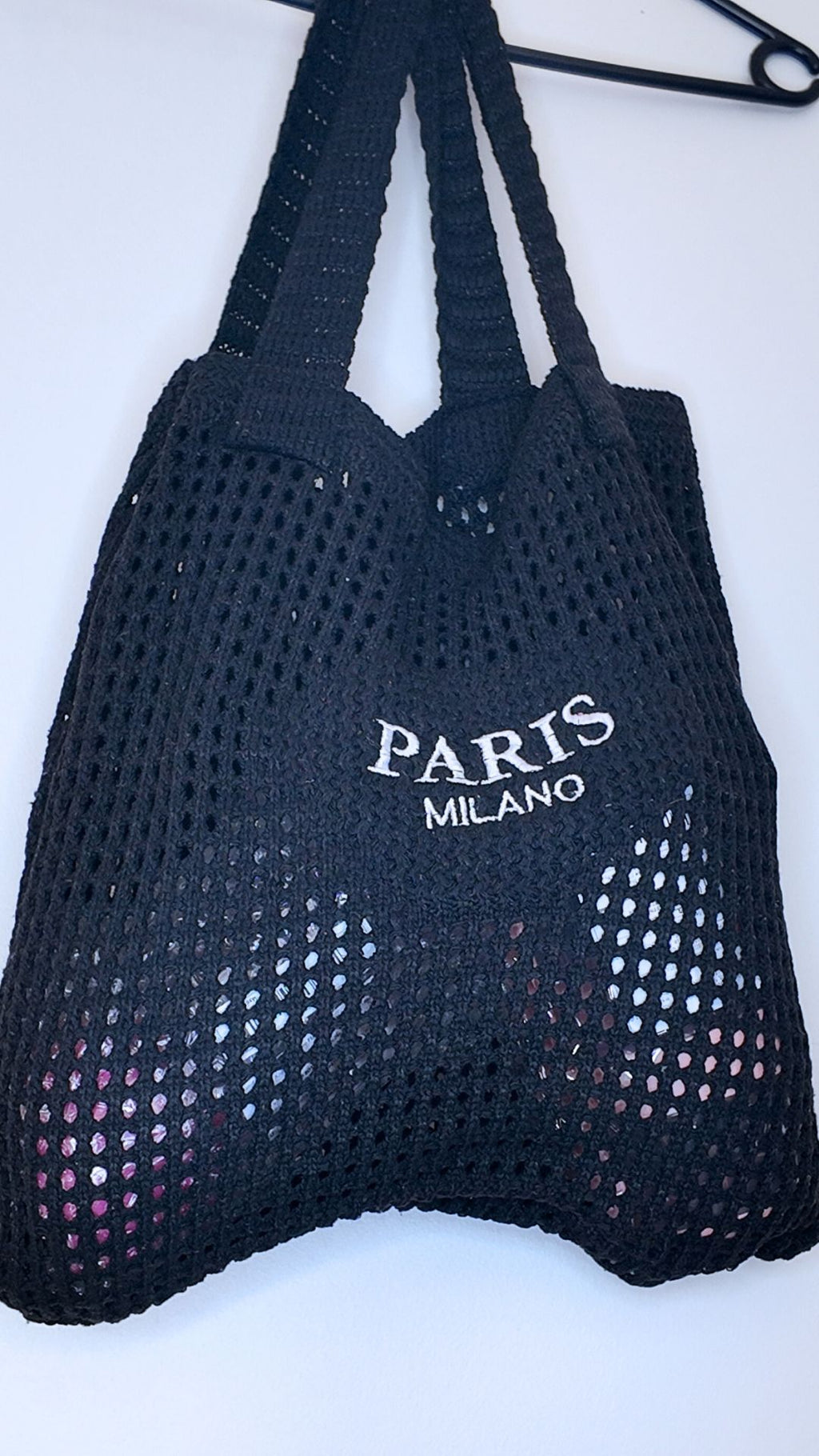 🧶 Sac en Crochet « Paris Milano » — Édition Summer Chic