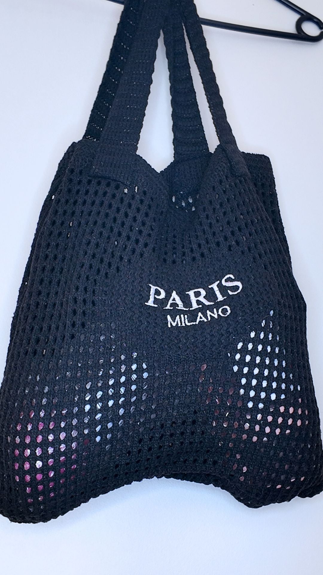 🧶 Sac en Crochet « Paris Milano » — Édition Summer Chic