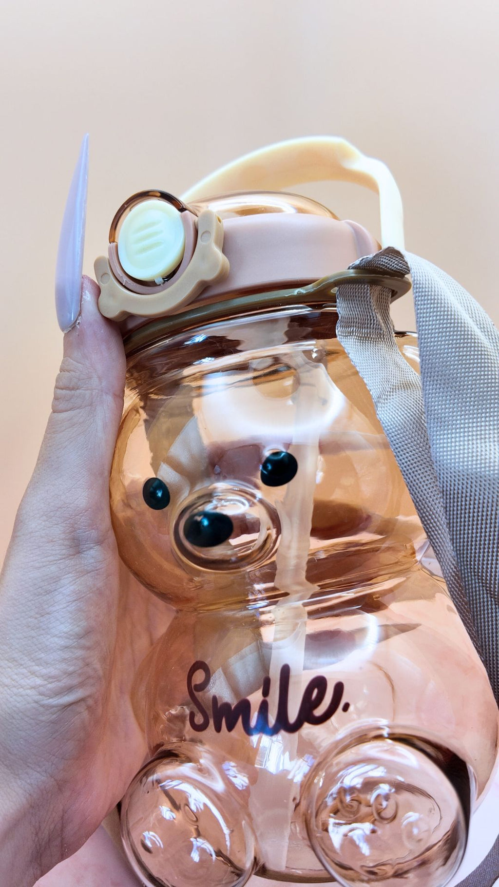 🧸 Gourde Ourson « Smile » — Édition Kawaii