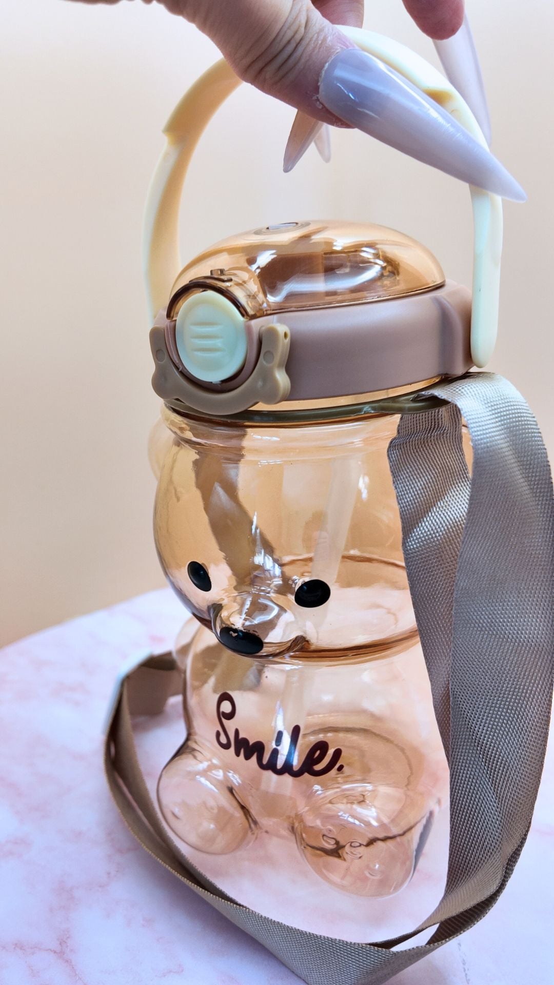 🧸 Gourde Ourson « Smile » — Édition Kawaii