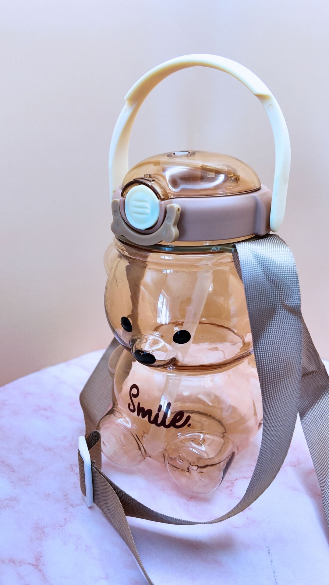 🧸 Gourde Ourson « Smile » — Édition Kawaii
