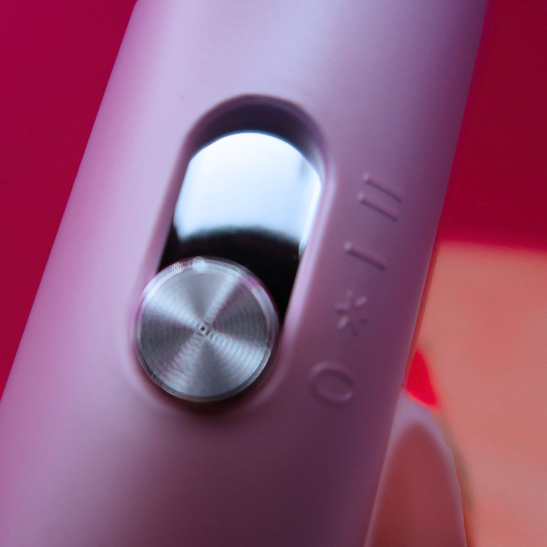 💋 Sèche-cheveux ionique compact – Dégradé Rose / Violet Nuit