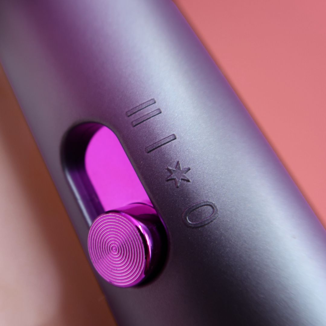 💋 Sèche-cheveux ionique compact – Dégradé Rose / Violet Nuit