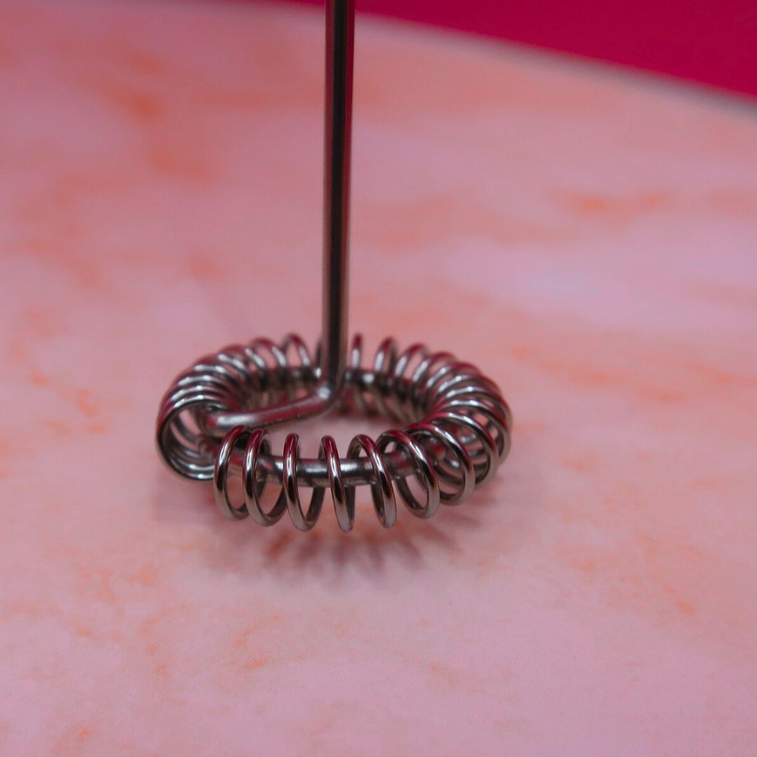 🌀 Mousseur à Lait Électrique – Rose ou Noir