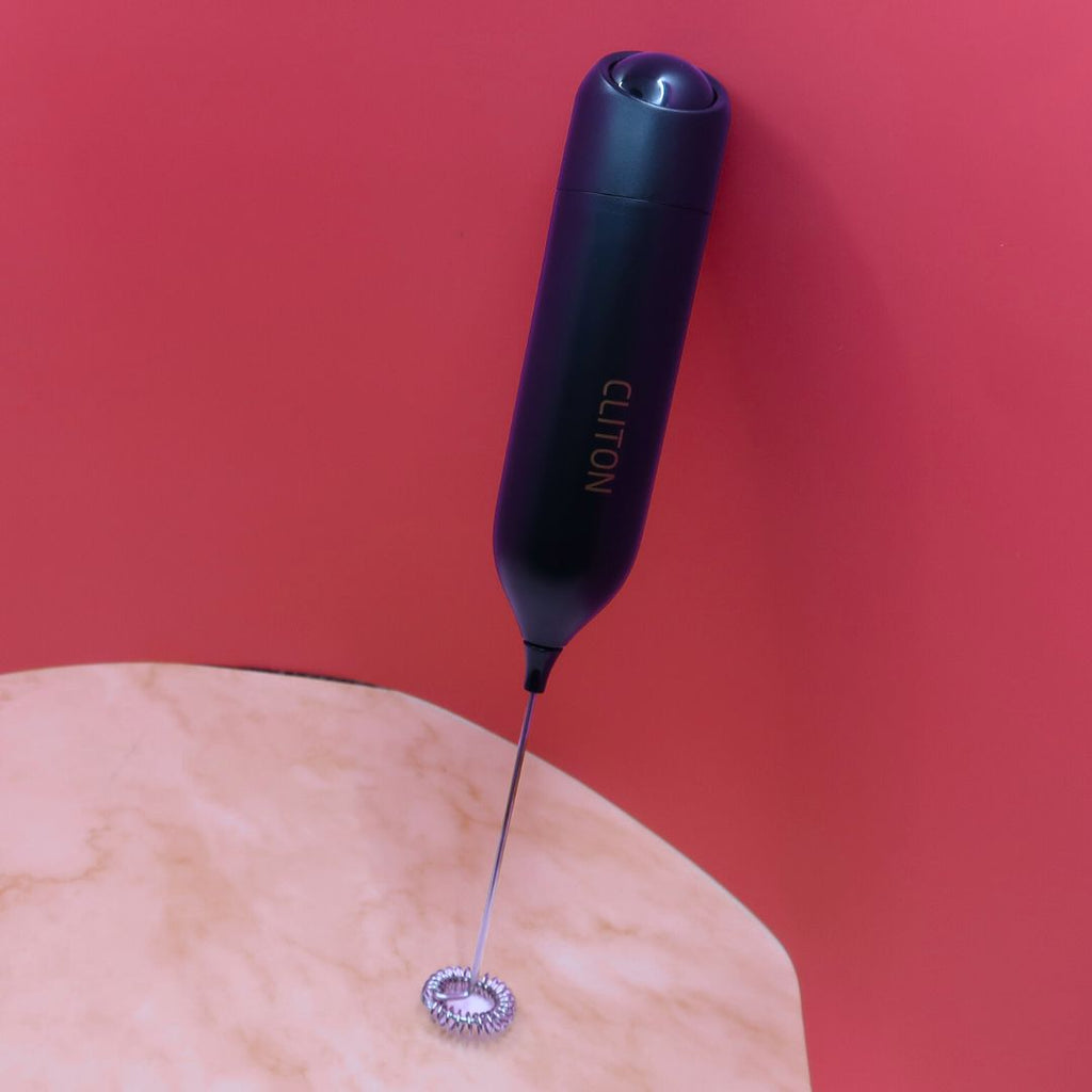 🌀 Mousseur à Lait Électrique – Rose ou Noir