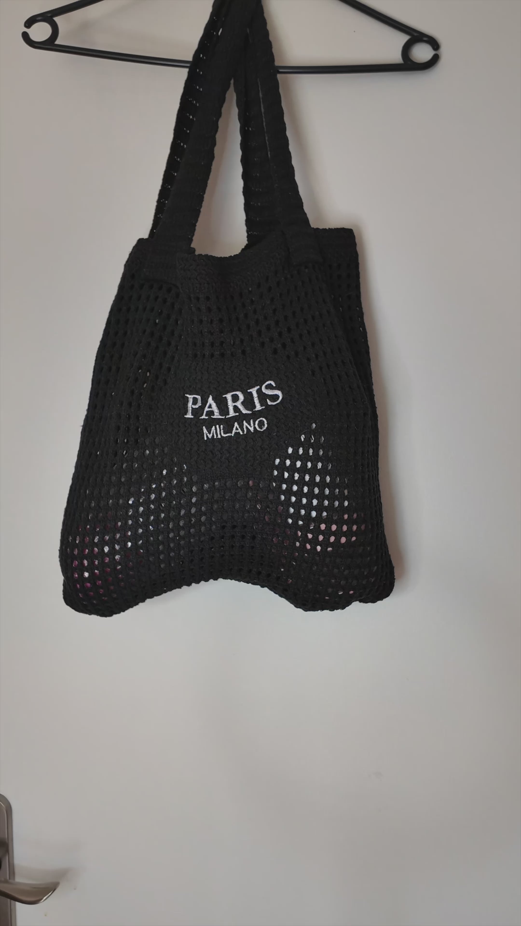 🧶 Sac en Crochet « Paris Milano » — Édition Summer Chic