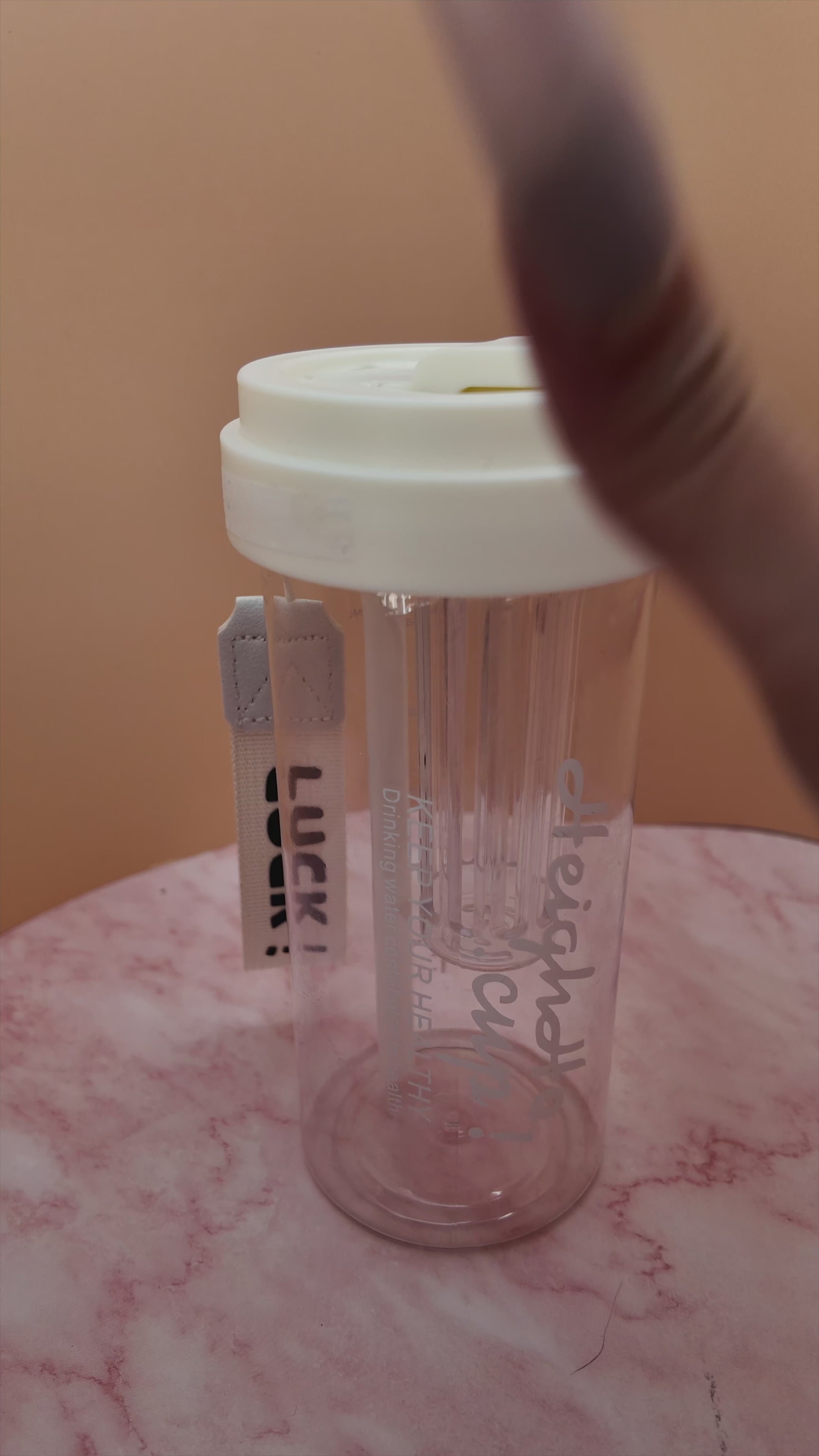 🥤 Gobelet « Aesthetic Cup » — Édition Crystal rose ou blanc